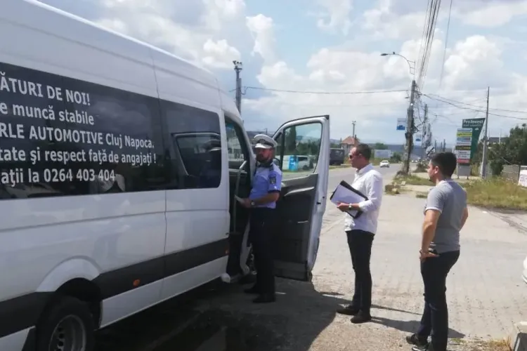 Razie pentru a-i prinde pe ”pirații rutieri” din Cluj. Câte amenzi au dat polițiștii FOTO
