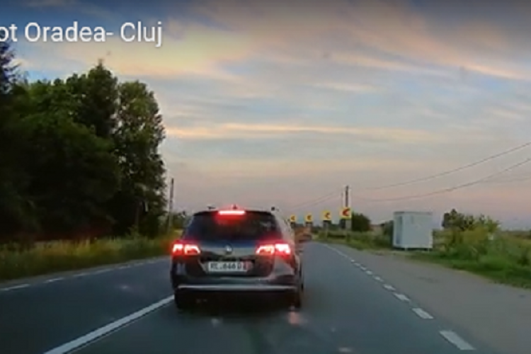 ”Idiot Oradea - Cluj”. Traficul este tot mai sălbatic - VIDEO