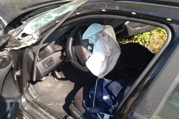 Accident cu trei mașini la Jucu! Un șofer a adormit la volan FOTO/VIDEO