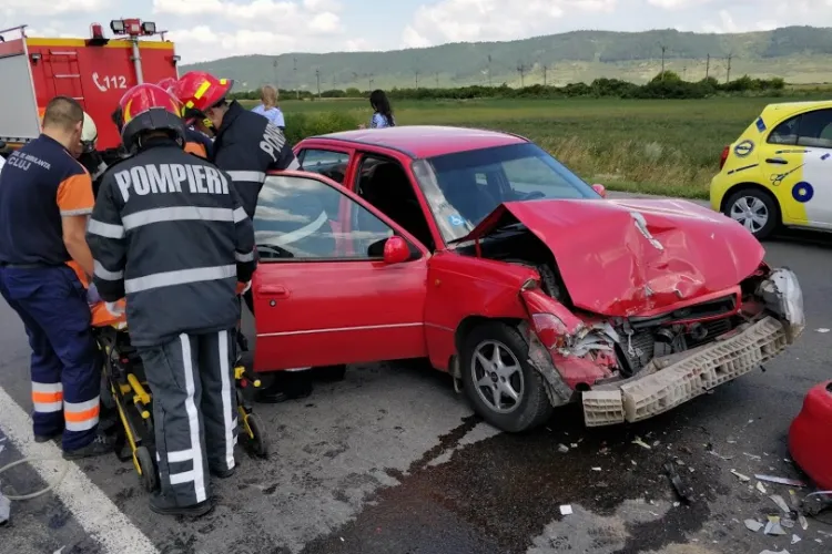 Accident cu două victime la Bonțida, cauzat de un șofer de aproape 80 de ani FOTO