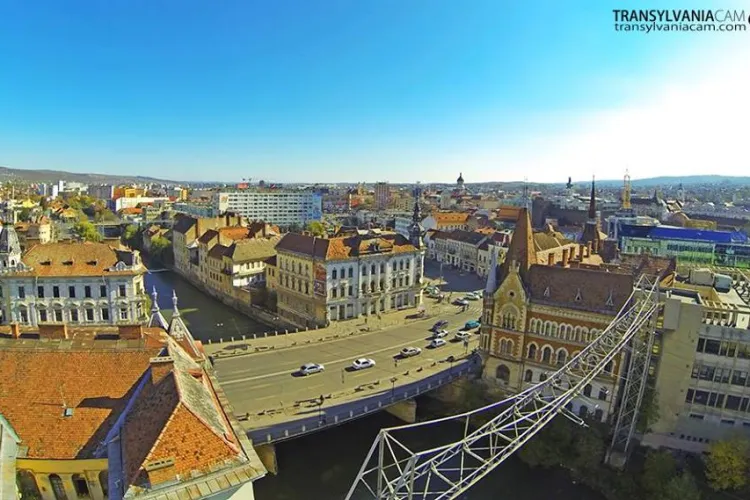 Sinucigaș pe podul Horea din Cluj-Napoca