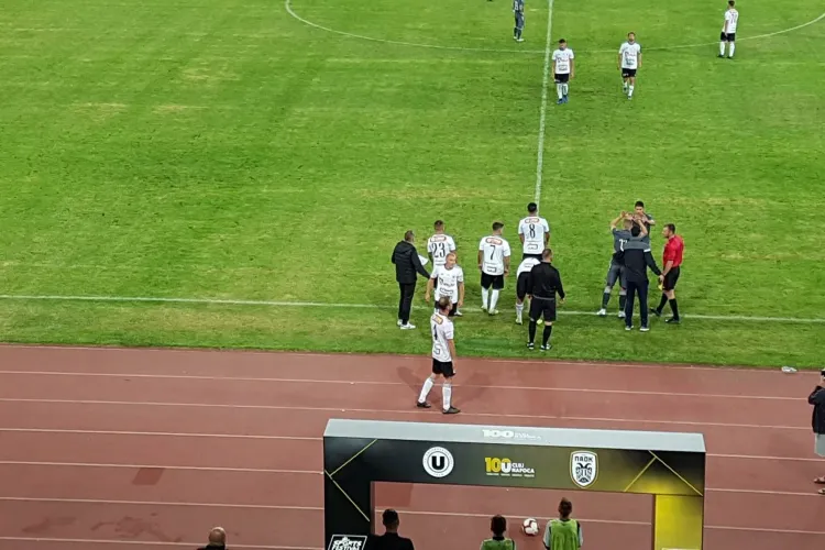 U Cluj - PAOK - 0-5! Execuție fără drept de apel în fața fanilor. Grecii s-au luat prea în serios 