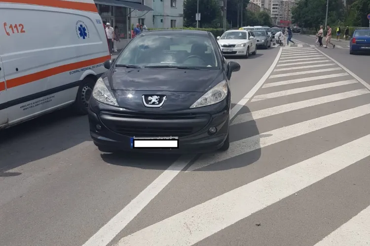 CLUJ: Copil de 5 ani, lovit de o șoferiță de aproape 70 de ani. I-a sărit în față FOTO