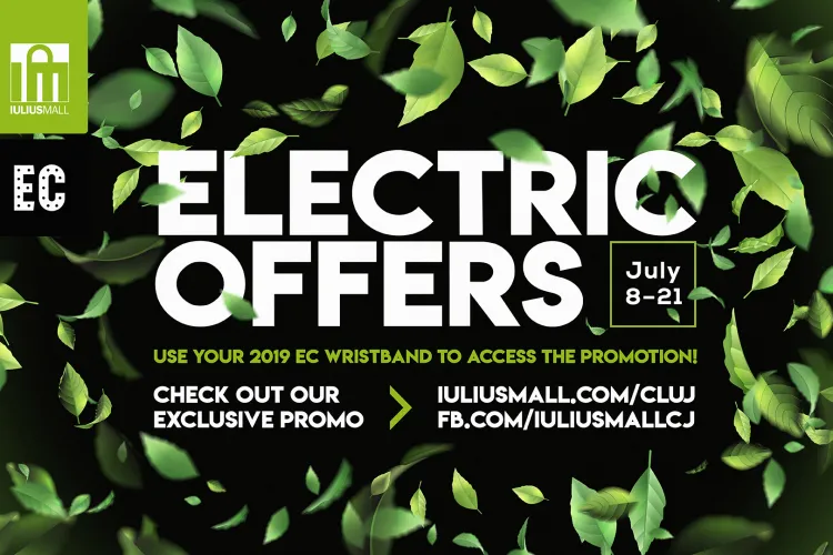 Ridică-ți brățara Electric Castle din Iulius Mall și bucură-te de ofertele speciale