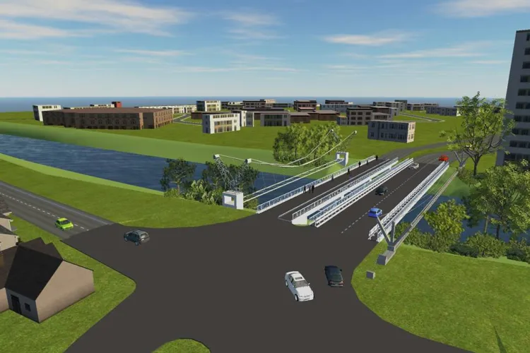 Punte pietonală peste Someș până la finalizarea lucrărilor de pe Podul Porțelanului