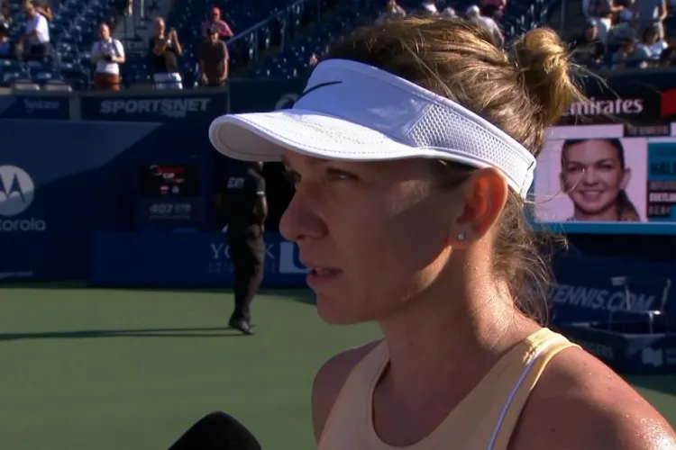 Simona Halep s-a calificat rapid în sferturile Cupei Rogers. A învins-o fără probleme pe Svetlana Kuznetsova 