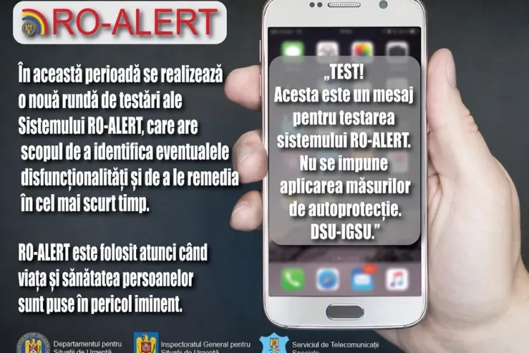 Erori în timpul transmiterii mesajelor de avertizare RO-ALERT! Ce anunță IGSU