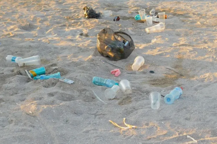 Cum arată plaja din Costinești! Oare când ne vom civiliza? - FOTO