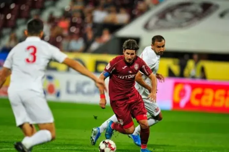 Astra Giurgiu a învins CFR Cluj, 3-2. Clujenii au fost defavorizați de arbitri