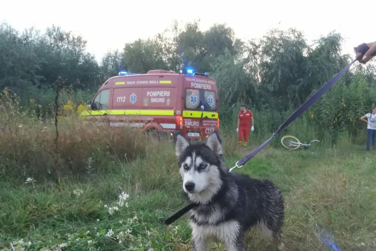VIDEO - Copil de 14 ani salvat de la inec din Someș, la Apahida