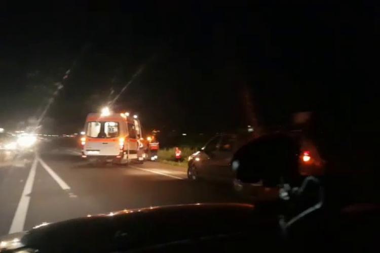 Accident mortal la ieșire din Apahida spre Jucu! Pieton lovit de mașină 