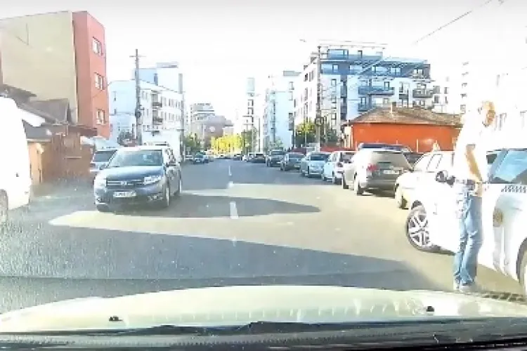 Taximetrist arogant la Cluj. Nu-și putea cere scuze după scena făcută? - VIDEO
