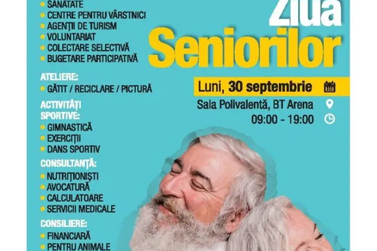 Ziua Seniorilor, la BTArena Cluj-Napoca! Vezi care este programul activităților 