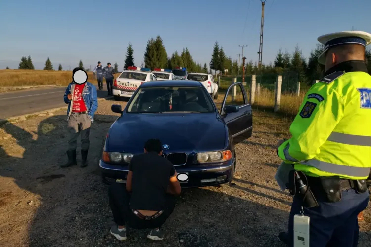 Razie de amploare la Huedin. Zeci de amenzi și peste 100 de persoane controlate într-o singură zi FOTO