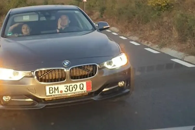 Scandal pe centura Florești! Un BMW -ist a uitat că este pe sens unic și a sărit la bătaie - VIDEO