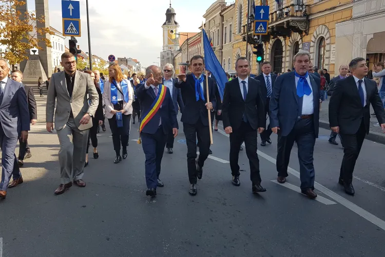 UBB Cluj și liderii importanți ai Clujului, la marșul universităților - VIDEO