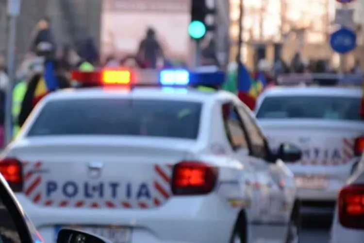 Autoturism răsturnat pe Calea Dorobanților FOTO