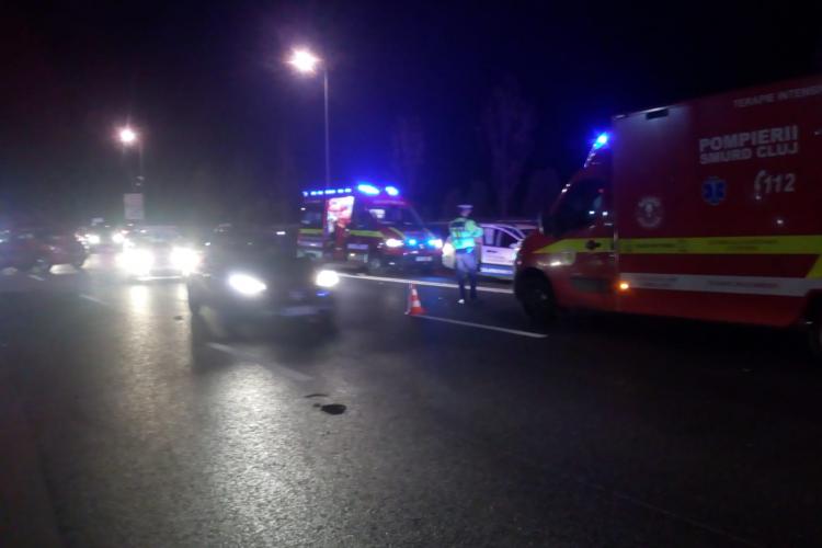 Accident pe Calea Florești lângă VIVO cu 4 victime - FOTO