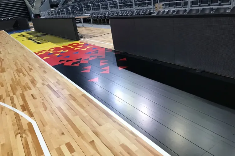 BT Arena din Cluj-Napoca are parchet modular la fel ca cel din NBA