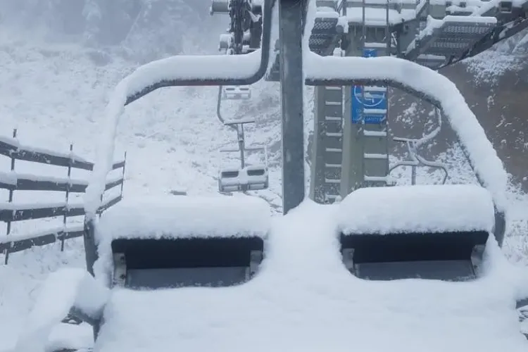 Cluj: Ninge la munte de la Mărișel la Buscat - FOTO