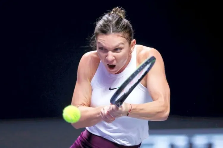 Simona Halep a invins-o pe Bianca Andreescu, la Turneul Campioanelor 2019 - VIDEO