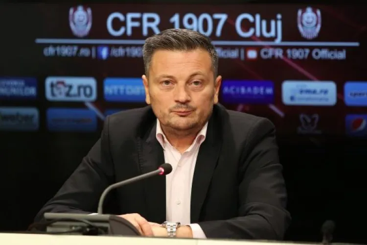 Daniel Stanciu este directorul general al U Cluj. Falub e sincer: Nu va fi primit bine de suporteri