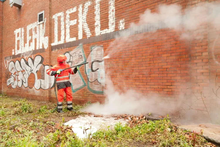 Clujul a cumpărat un utilaj de curățat graffiti -ul de pe clădiri