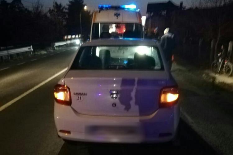 Cluj: Pieton ajuns în stare gravă la spital după ce a fost lovit de mașină. Traversa strada neregulamentar 