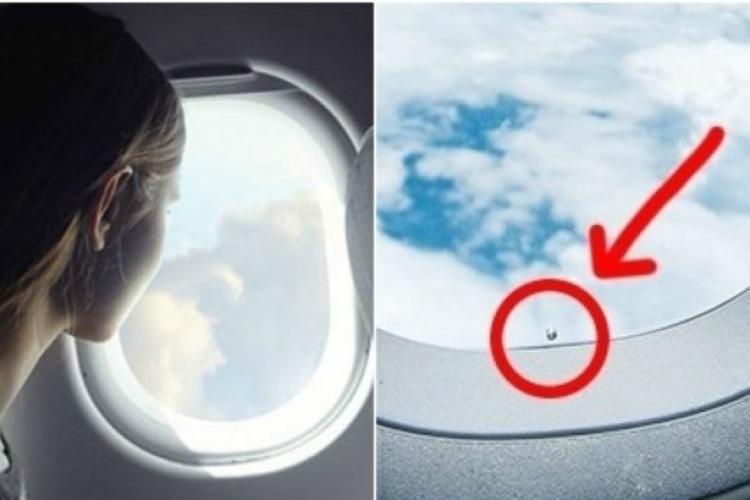 De ce geamurile de avion au o gaură mică