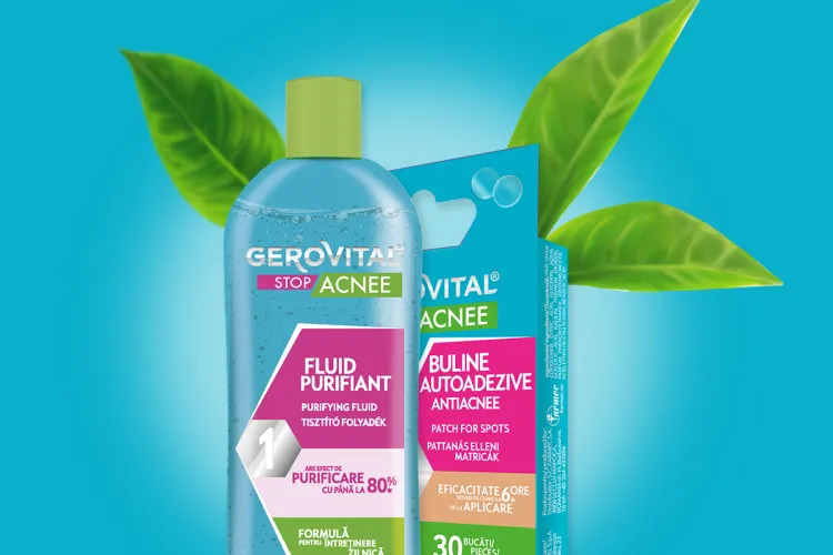 Farmec anunţă două produse noi în gama Gerovital Stop Acnee