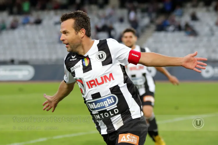 U Cluj a făcut numai egal cu UTA Arad, scor 1-1. Am avut noroc cu golul lui Goga