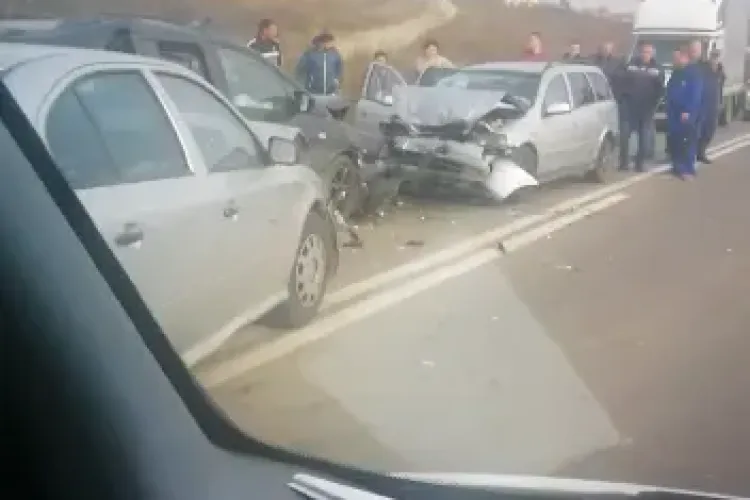 Accident în lanț pe centura Apahida. Șapte persoane sunt rănite și patru mașini avariate - FOTO și VIDEO