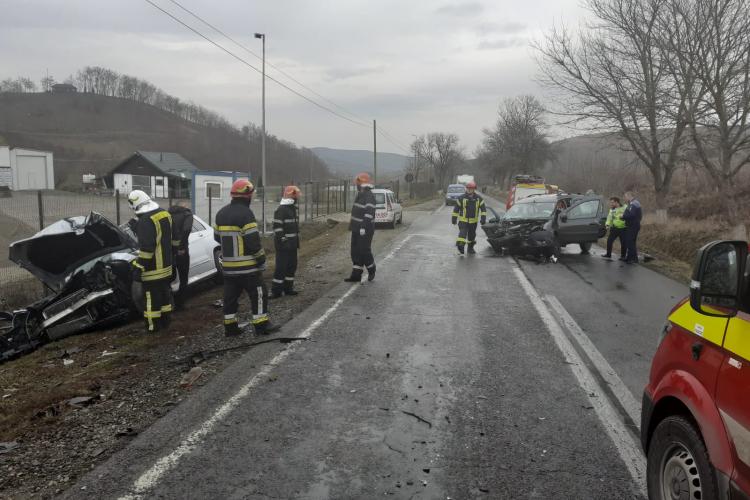 Accident GRAV în Apahida - FOTO