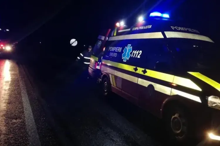 Accident în lanț în Jucu. UPDATE - Traficul s-a reluat VIDEO 