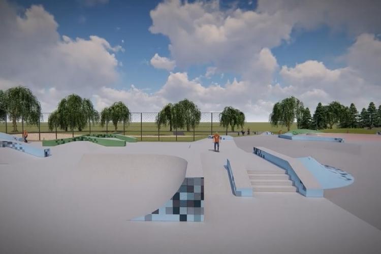 Investiții de peste 3 milioane de lei pentru reabilitarea și extinderea Skatepark-ului Rozelor. Vezi cum va arăta VIDEO