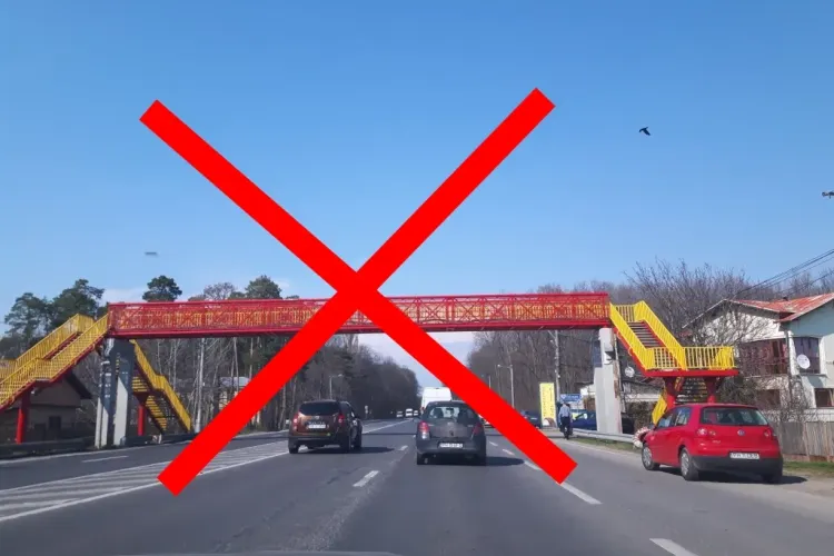 Boc explică de ce nu pot fi făcute pasarele peste drumurile din Cluj-Napoca
