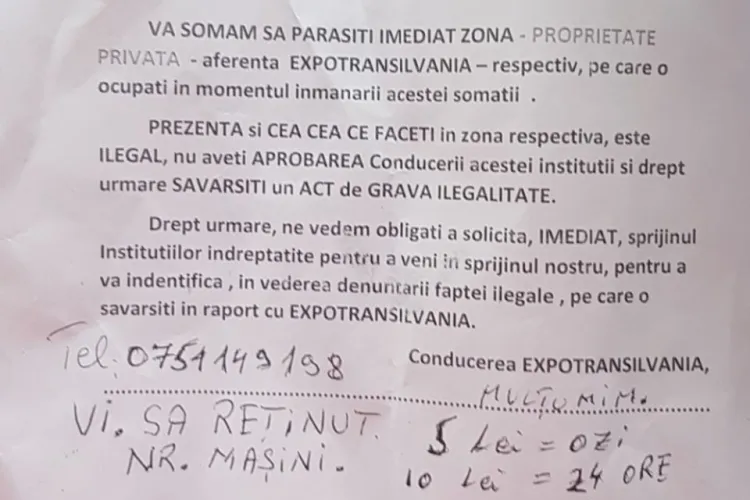 Expo Transilvania îi vânează pe clujenii care parchează pe terenul din ”Groapă” - FOTO