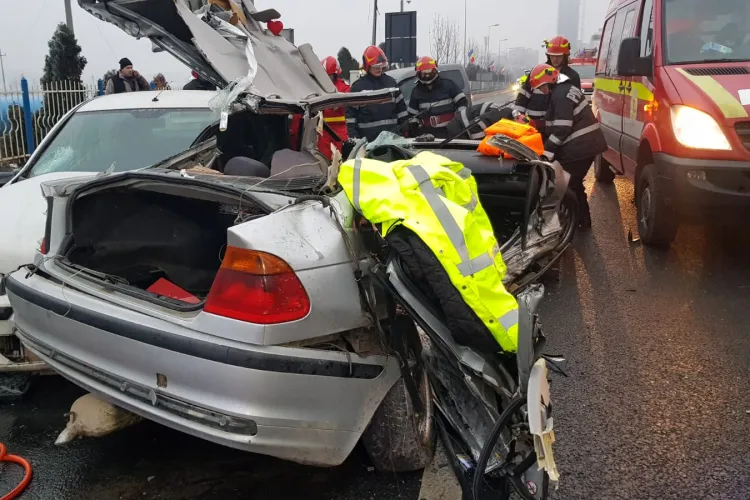 Șeful Poliției Florești, Florea Daniel, rănit grav în accidentul de sâmbătă dimineața de la Vivo