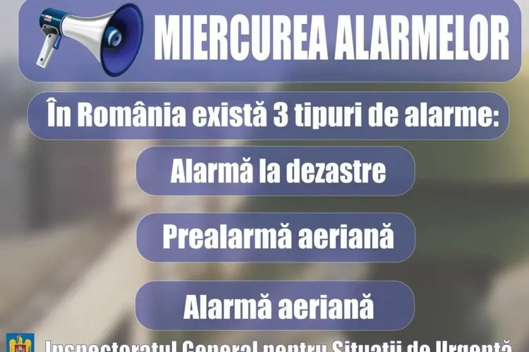 Suna din nou alarmele la Cluj și în toată țara 