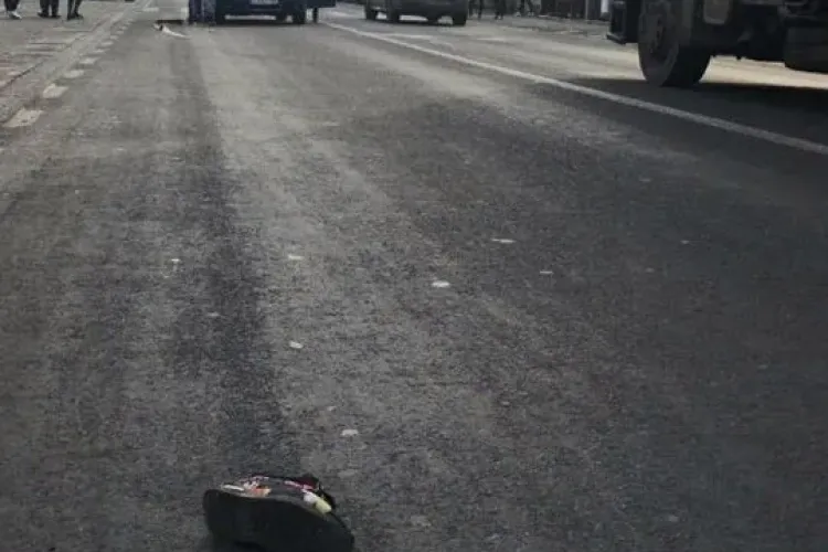 Accident grav în Apahida! Tânără lovită după ce a fugit pe trecerea de pietoni - FOTO