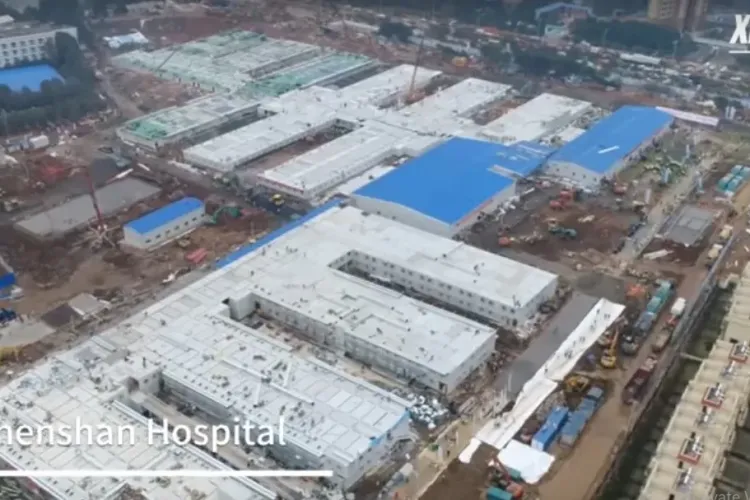 Cum arată spitalul din China construit în 10 zile. Imagini din interior - VIDEO