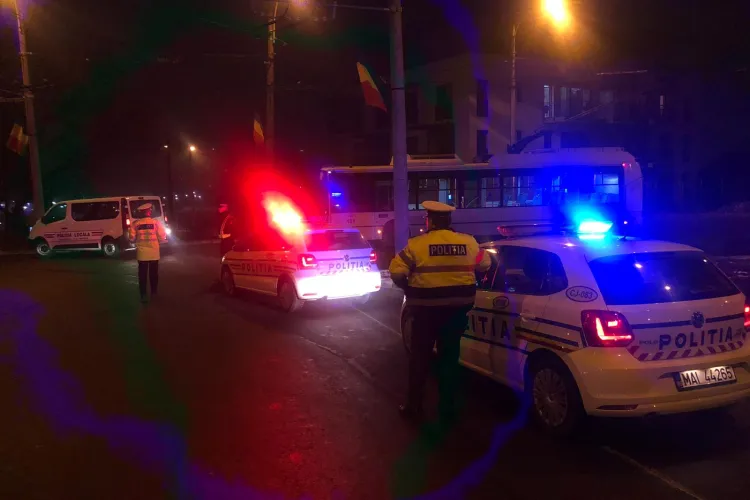 Razie de amploare în toiul nopții, în cartierele Mărăști, Mănăștur și Gheorgheni FOTO