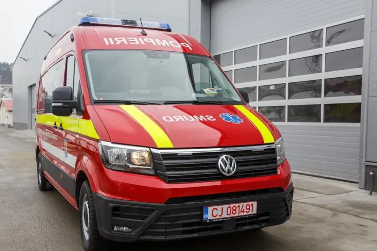 Tot parcul de ambulanțe SMURD al Clujului este nou. Câte autospeciale s-au primit anul trecut