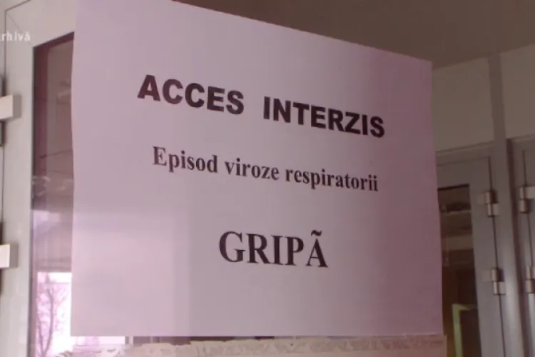 Gripa a închis parțial șapte școli din Cluj
