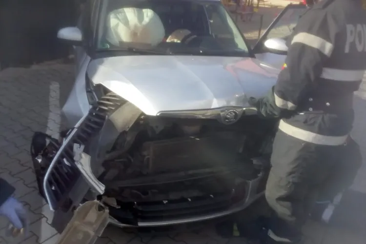 Accident cu trei mașini la Florești FOTO