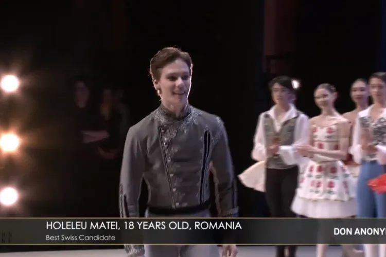 Clujeanul Matei Holeleu a câștigat Prix de Lausanne la balet, echivalentul Wimbledon- ului