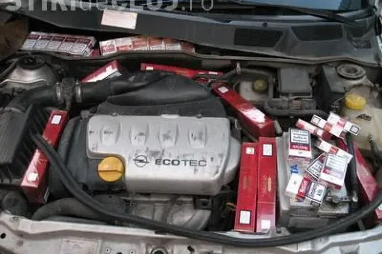 800 de pachete de tigari de contrabanda ascunse intr-un Logan al unor localnici din Dej!