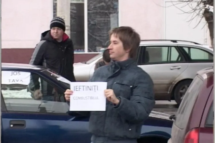 Protest la benzinariile din Cluj, joi 6 ianuarie. Vezi unde si la ce ora se intalnesc soferii nemultumiti de pretul carburantilor