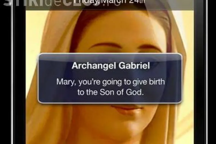 Povestea controversata a nasterii lui Isus in varianta Facebook si Twitter face furori pe Youtube! Peste 7 milioane de utilizatori au accesat-o! VIDEO