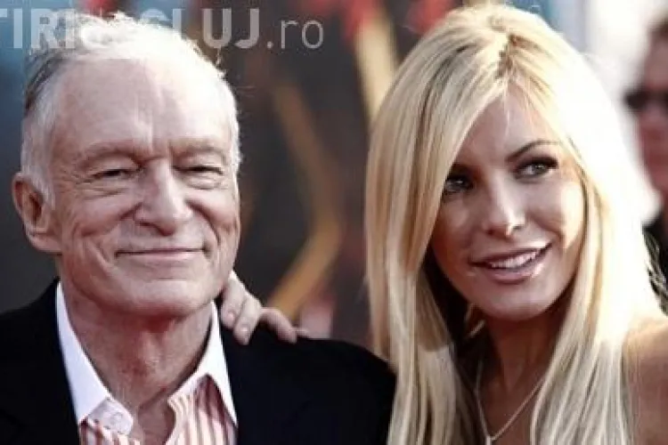 Hugh Hefner, fondatorul Playboy, s-a logodit cu un playmate de 24 de ani